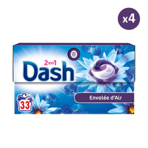 4x33 Pods Envolée D'Air - Lessive en Capsules Dash