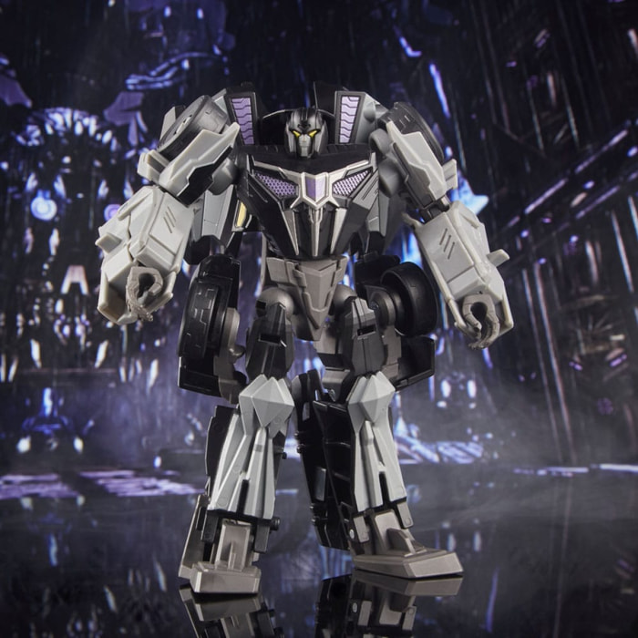 Transformers Generations Studio Serie Deluxe Class Action Figura Gamer Edition Barricade 11 Cm Hasbro