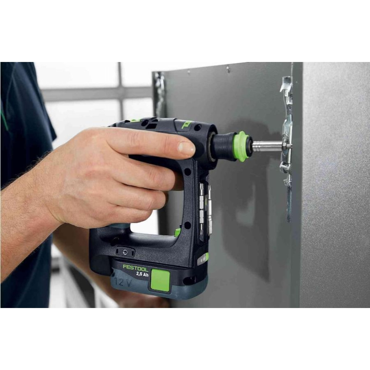 Perceuse visseuse sans fil CXS 12 2,5-Set - FESTOOL - avec 2 batteries 10.8v 2.5Ah - chargeur - accessoires - systainer - 576865