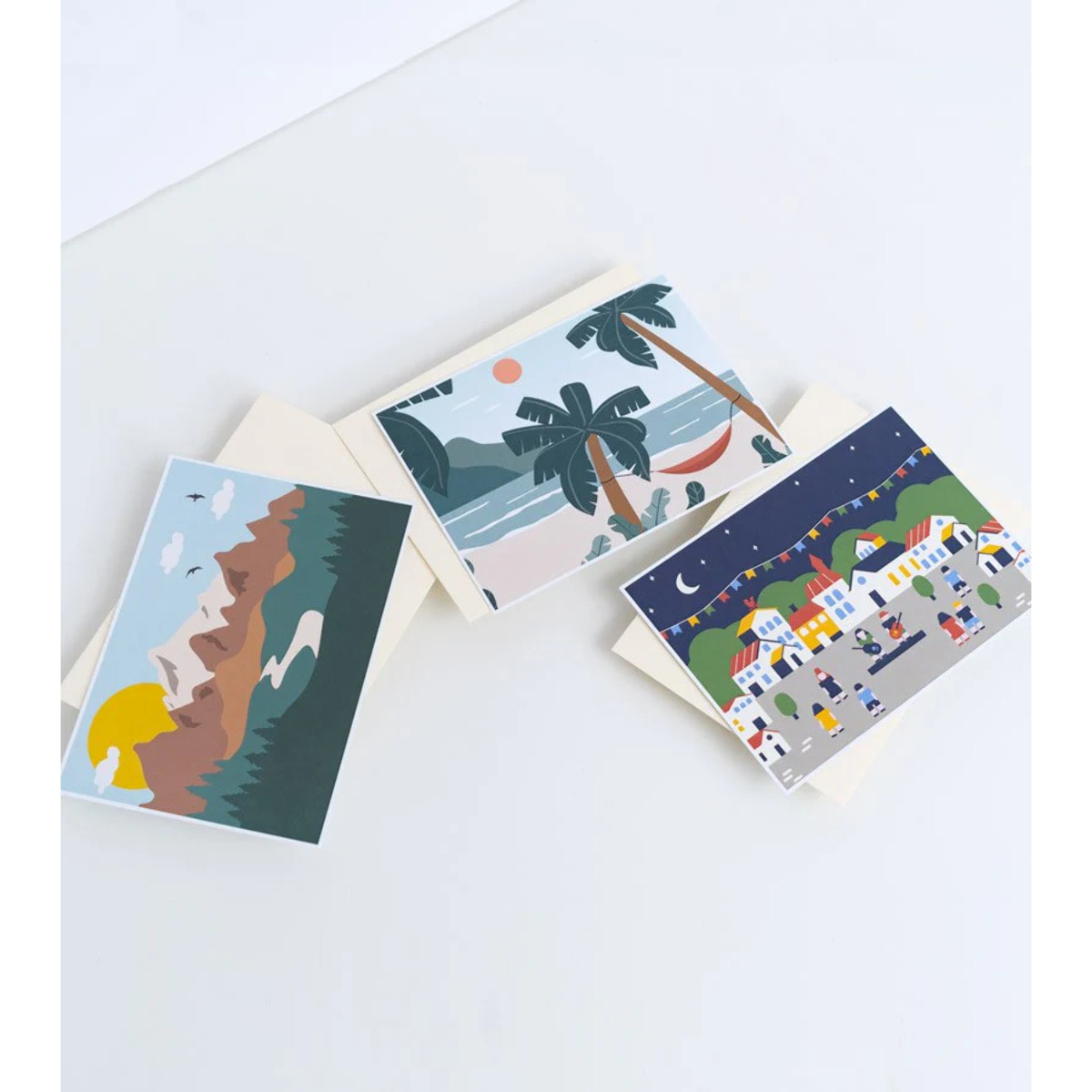 Postal "Teletransportate a la montaña"