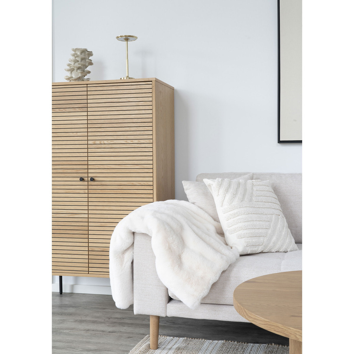 Cuscino Albany bianco 45x45 cm