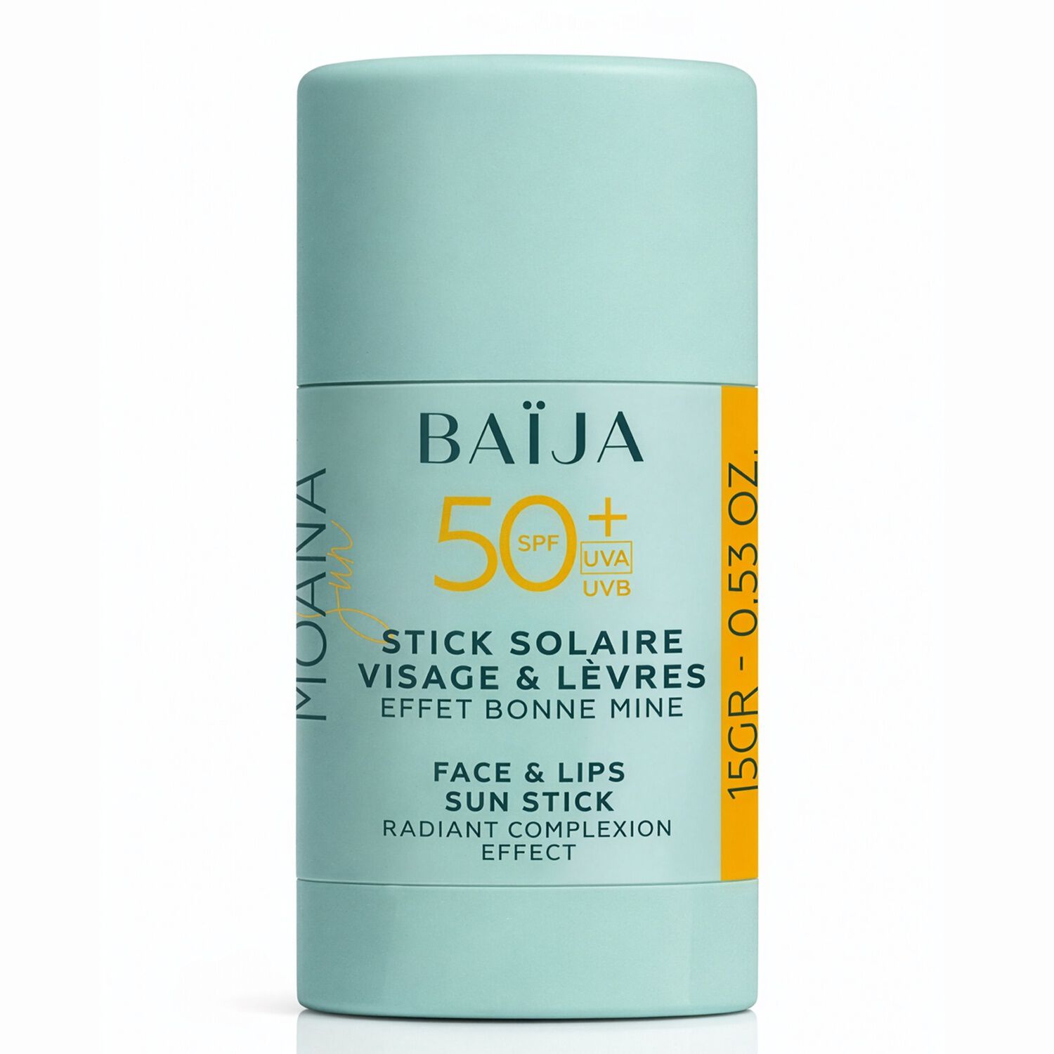 Moana Sun SPF50+ - Stick Solaire Bonne Mine Visage & Lèvres 15g