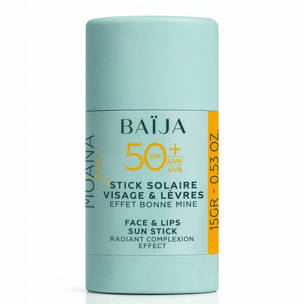 Moana Sun SPF50+ - Stick Solaire Bonne Mine Visage & Lèvres 15g