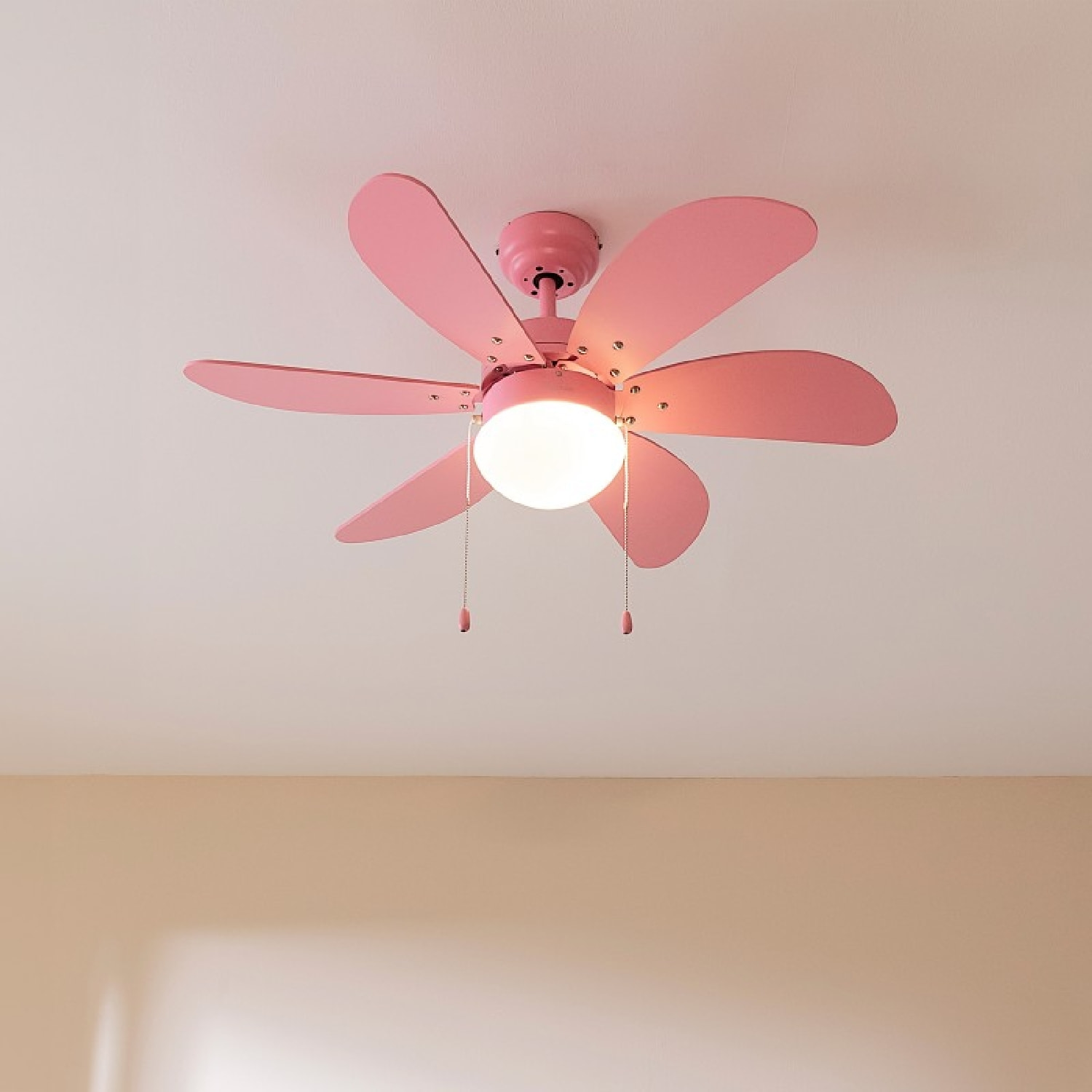 Ventilador de techo con luz EnergySilence Aero 3600 Vision Full Pink Cecotec