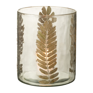 J-Line Vase Or Feuille Large