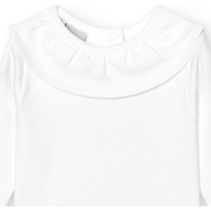 Body bebé manga larga cuello volante