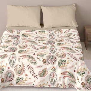 Juego de Sábanas Estampadas - 100% Algodón - Incluye 1 o 2 Fundas de Almohada + 1 Sábana Bajera - Ashley