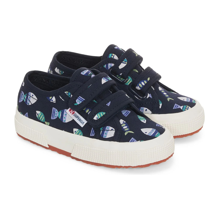 Le Superga Superga Bambino Blu 2750 KIDS STRAPS CANDY FISH