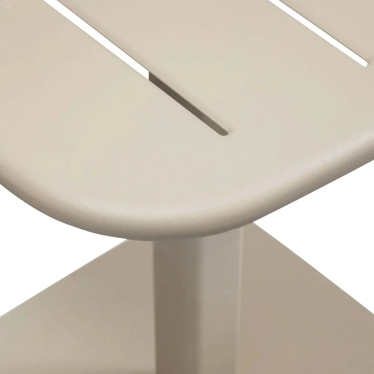 Table de jardin 2 places Alegoria 70x70cm argile