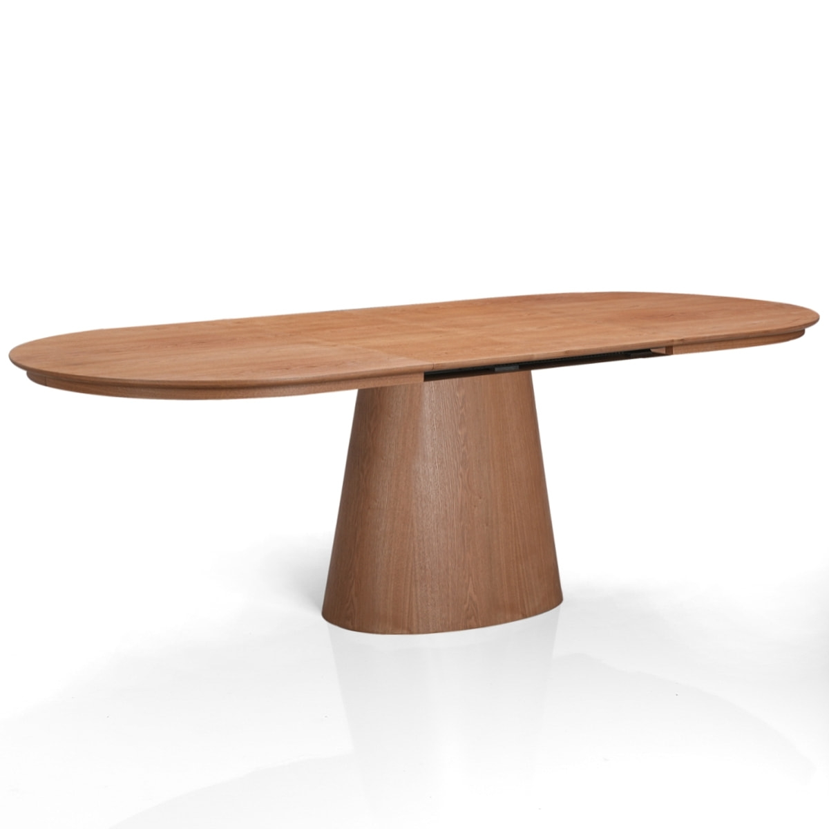 Table à manger extensible Tomasucci RAUMA, en MDF finition chêne, 160/200/240 × 100 × 75,5 cm