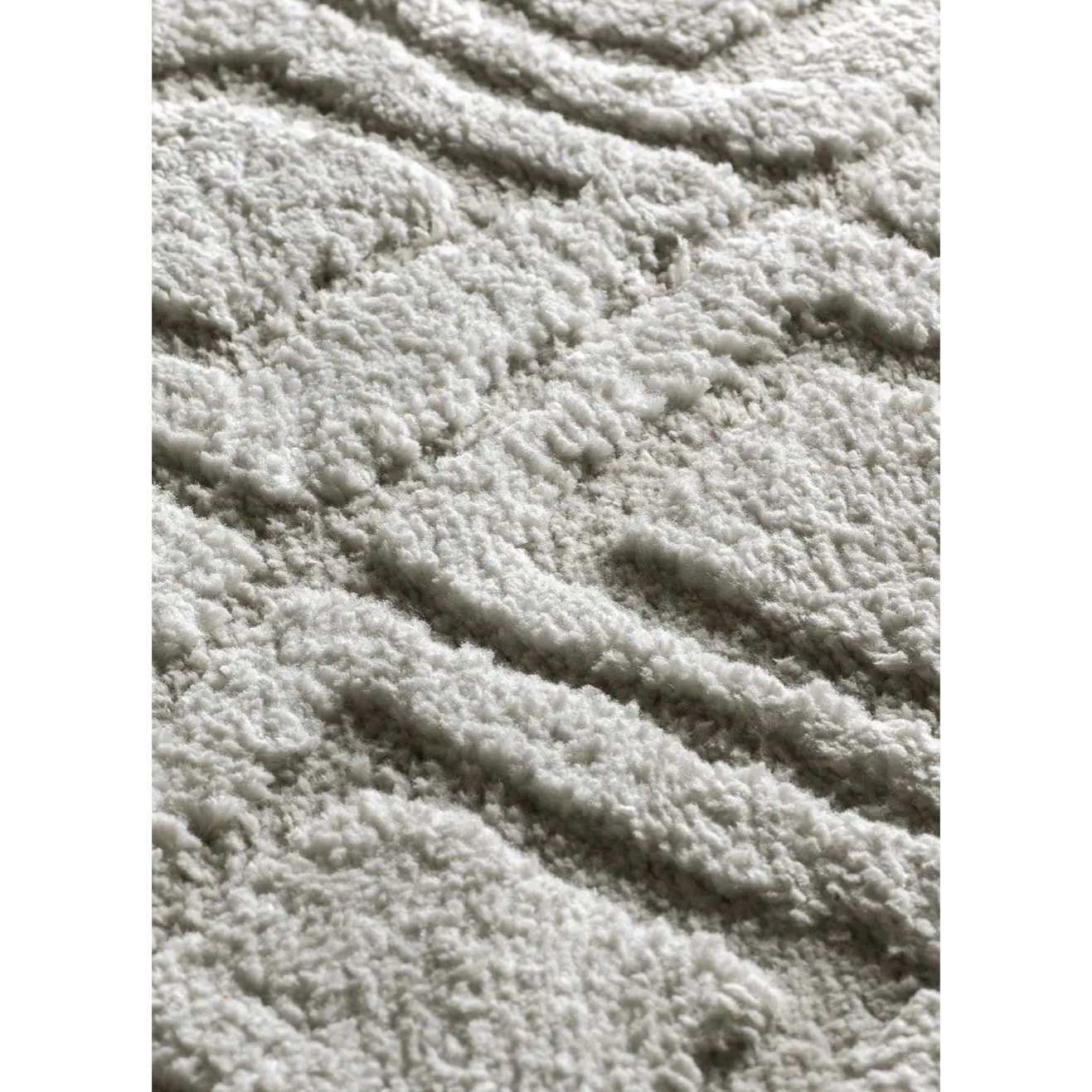 JUNO Alfombra geométrica con relieve gris, varias medidas disponibles.