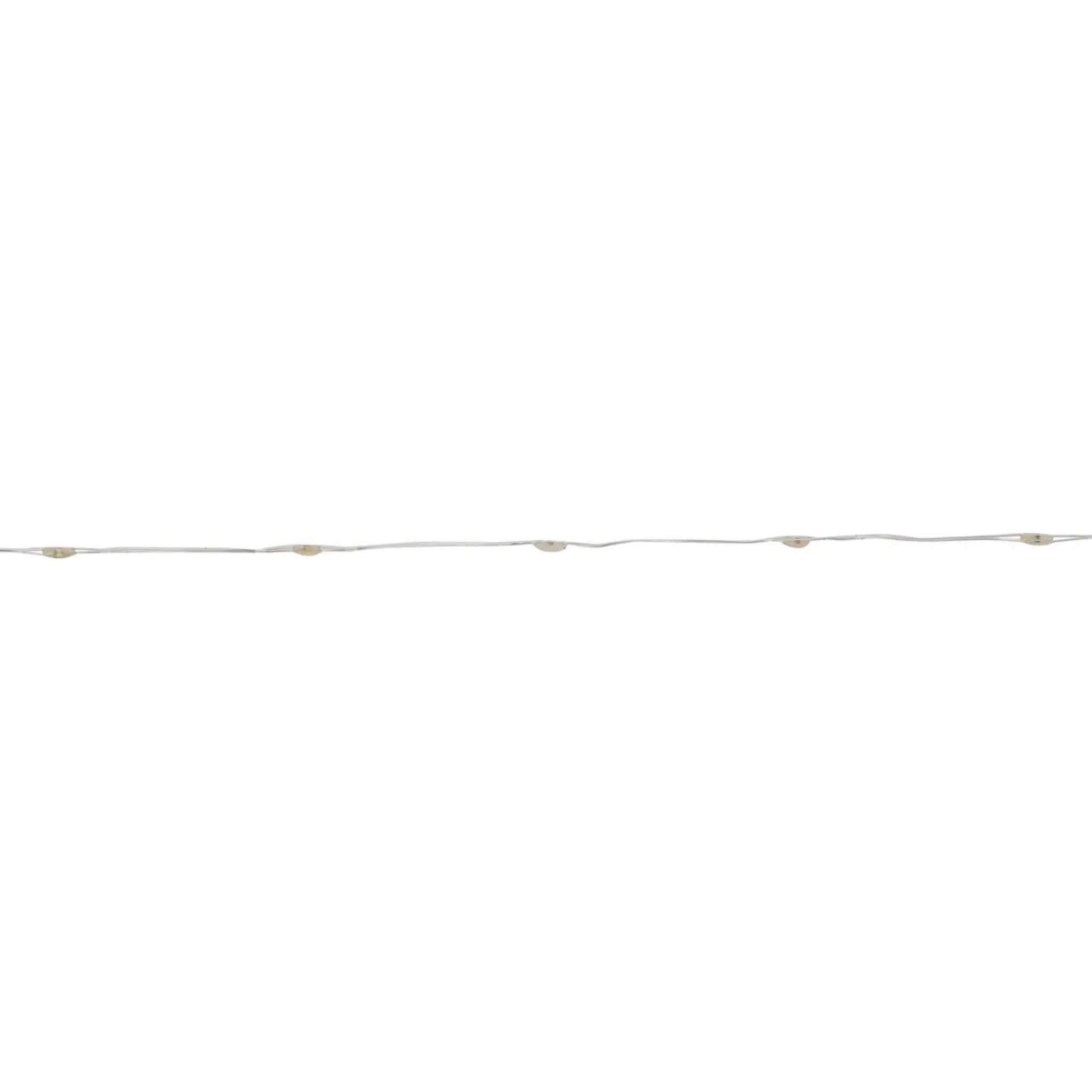 Guirlande lumineuse d'intérieur 10 m 200 LED multicolore fil cuivre lumière fixe avec minuteur à piles