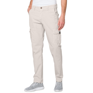 Pantalone Hot Buttered cargo Jasper Beige