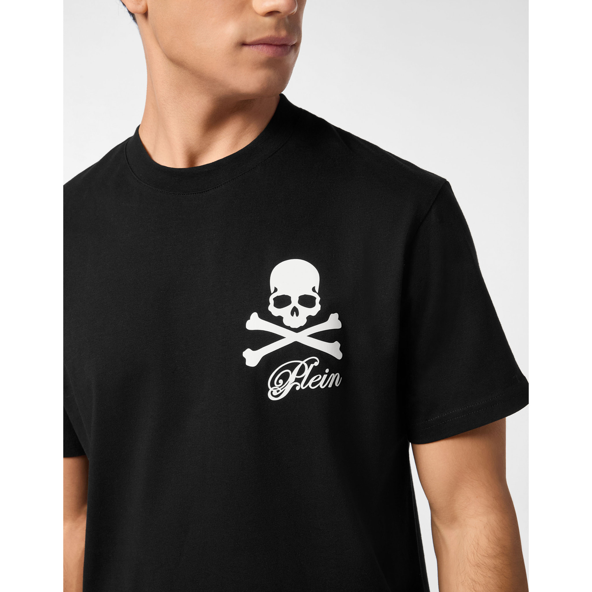 PHILIPP PLEIN Maglietta girocollo Ls SKULL