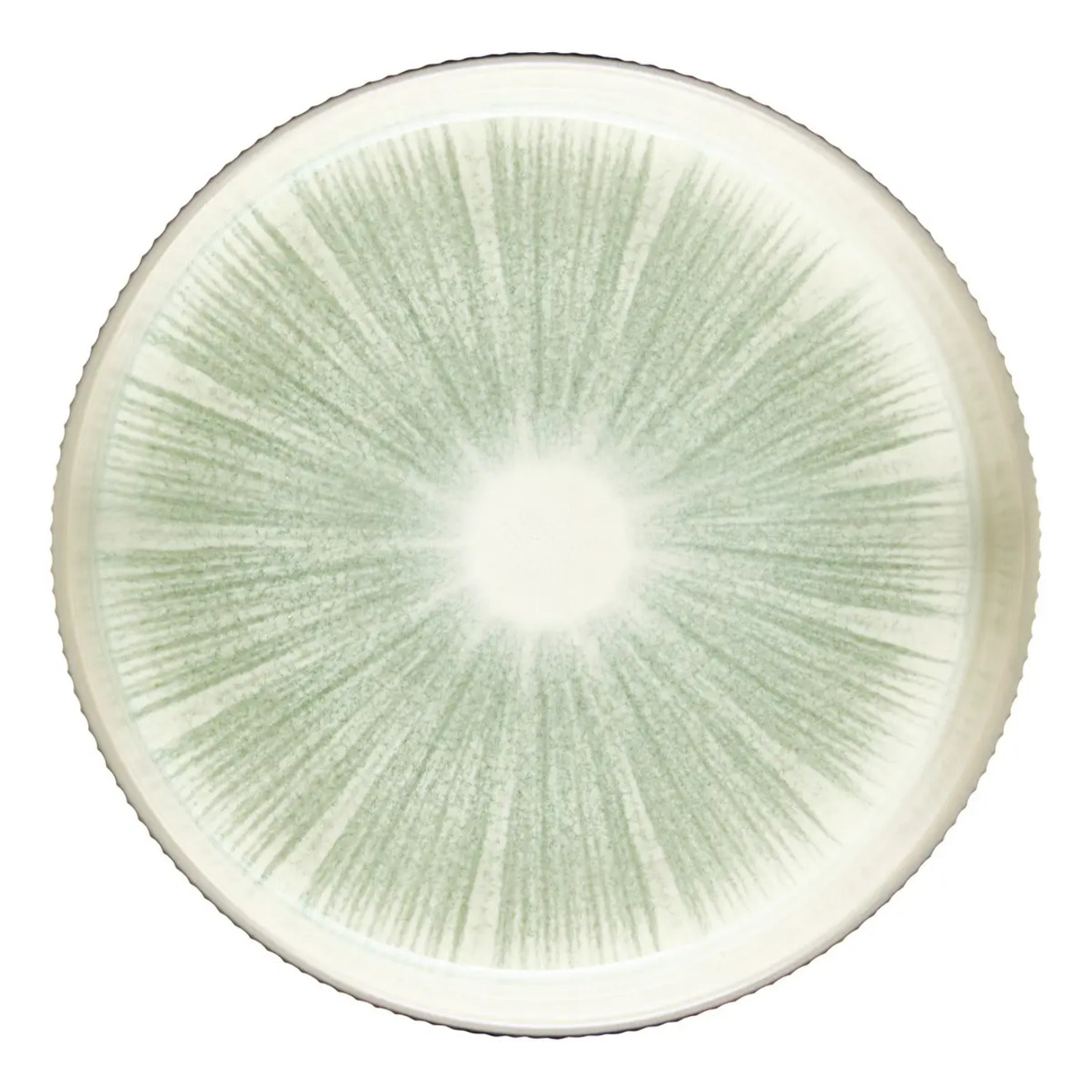 Lot de 4 Assiettes Eva vert