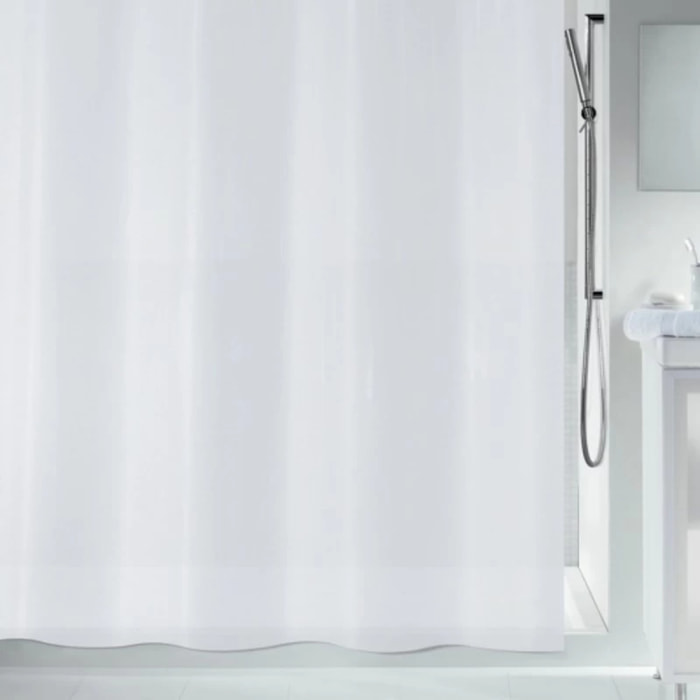 Rideau de douche PEVA BIO Blanc Spirella