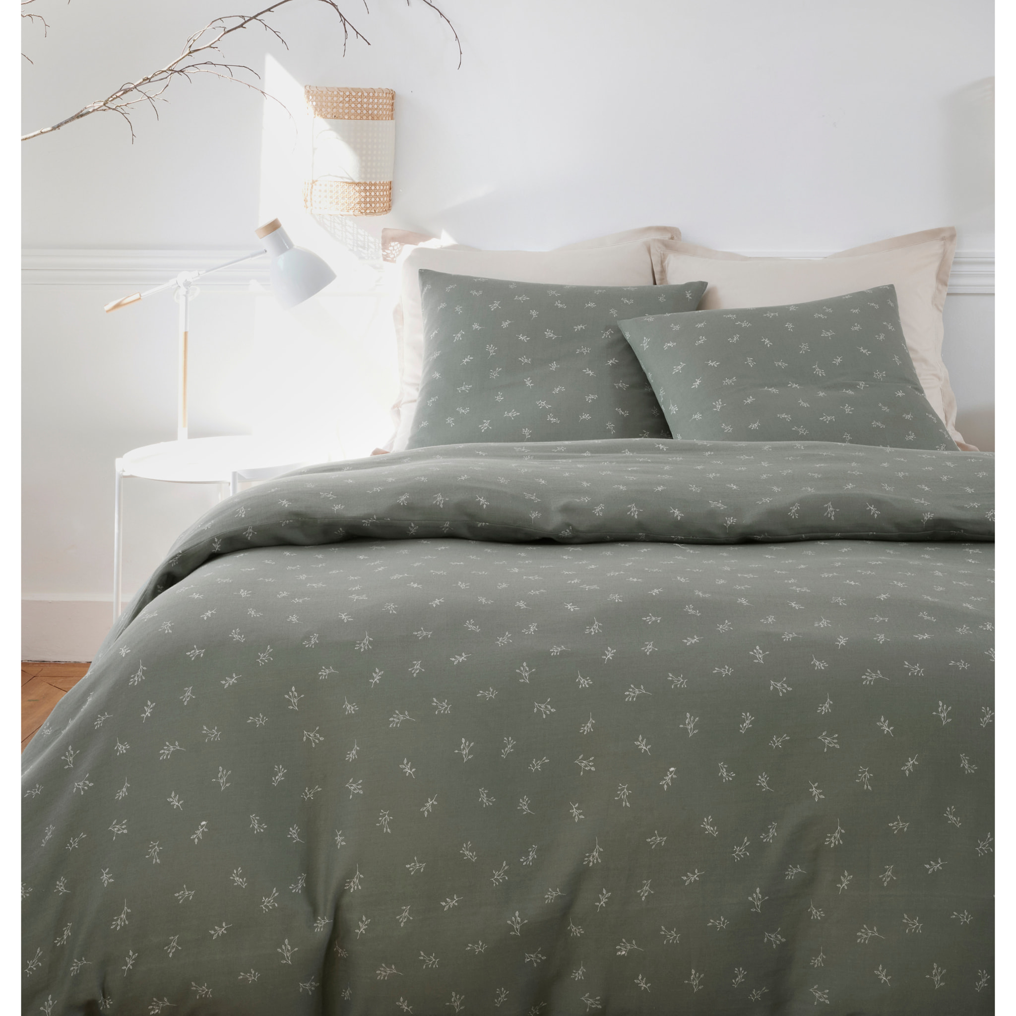 Parure housse de couette coton multicolore