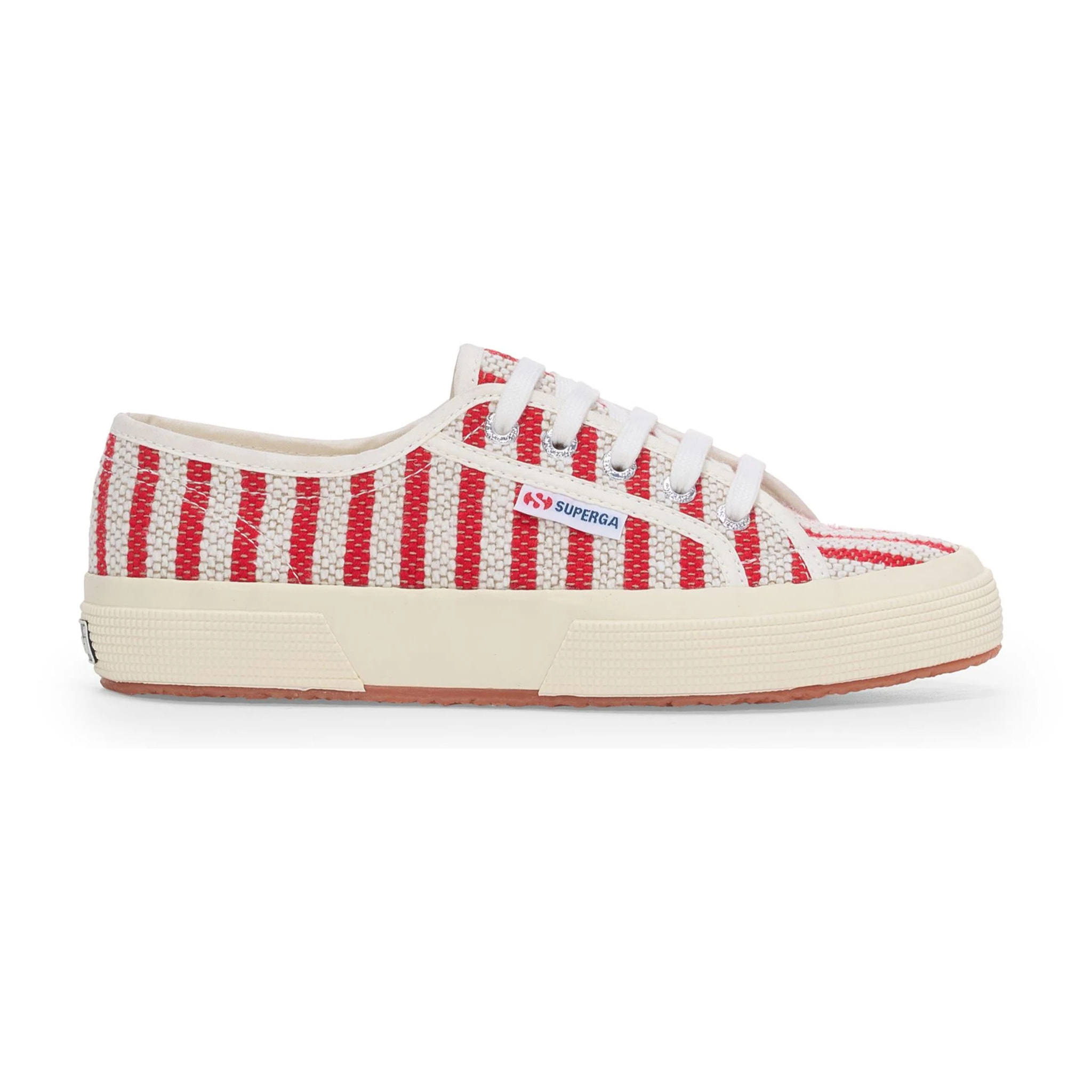 Superga - Unisex Rojo - 2750 COTTON STRIPES