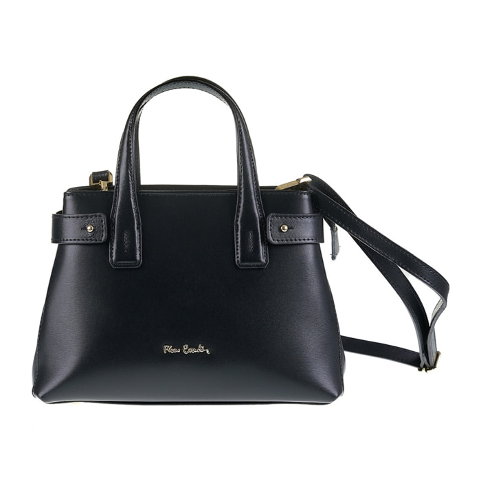 Borsa a mano da donna Made in Italy - Modello Edera Pro - 100% pelle - 27.5 x 20.5 x 10.5 cm