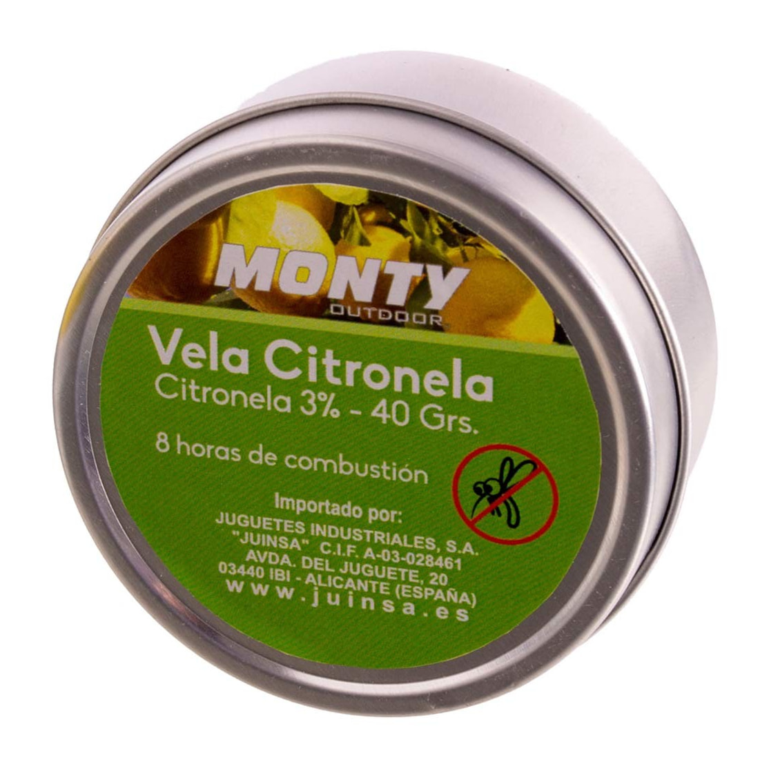 Vela perfumada murren citronela 6cm