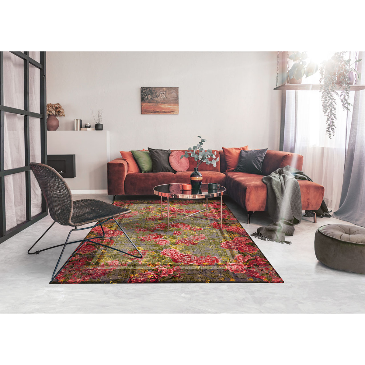 Tappeto Camera Cucina e Bagno Emozioni D'Artista Roseto 100*160