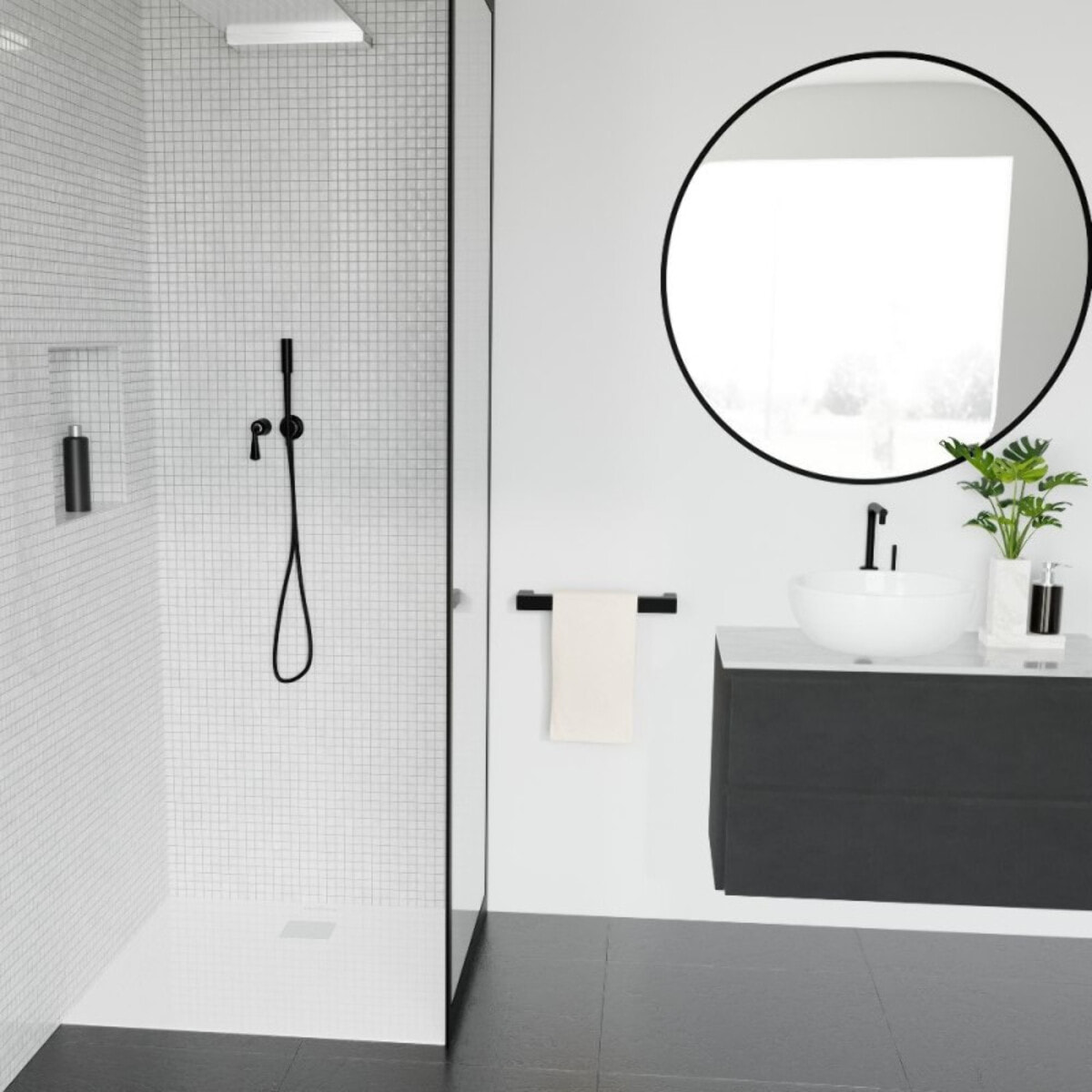 Receveur découpable Exclusive blanc