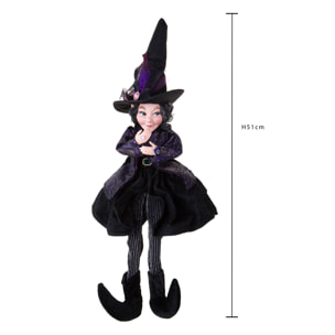 Befana/strega con cappello - Pezzi 1 - VIOLA - Bianchi Dino SpA