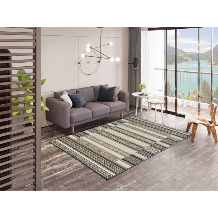 ANTALIA Alfombra estilo étnico de pelo corto multicolor, varias medidas disponibles