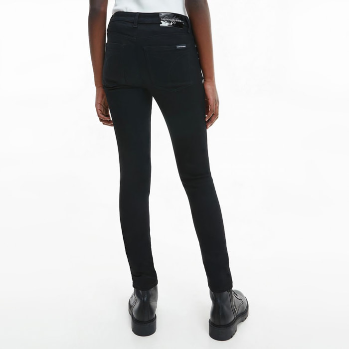 CALVIN KLEIN - Jeans - cotone - nero denim