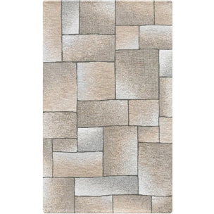 Tappeto Passatoia Corridoio Geometrico Tortora