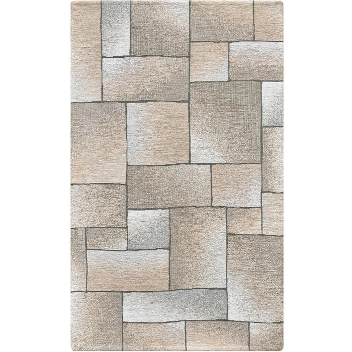 Tappeto Passatoia Corridoio Geometrico Tortora