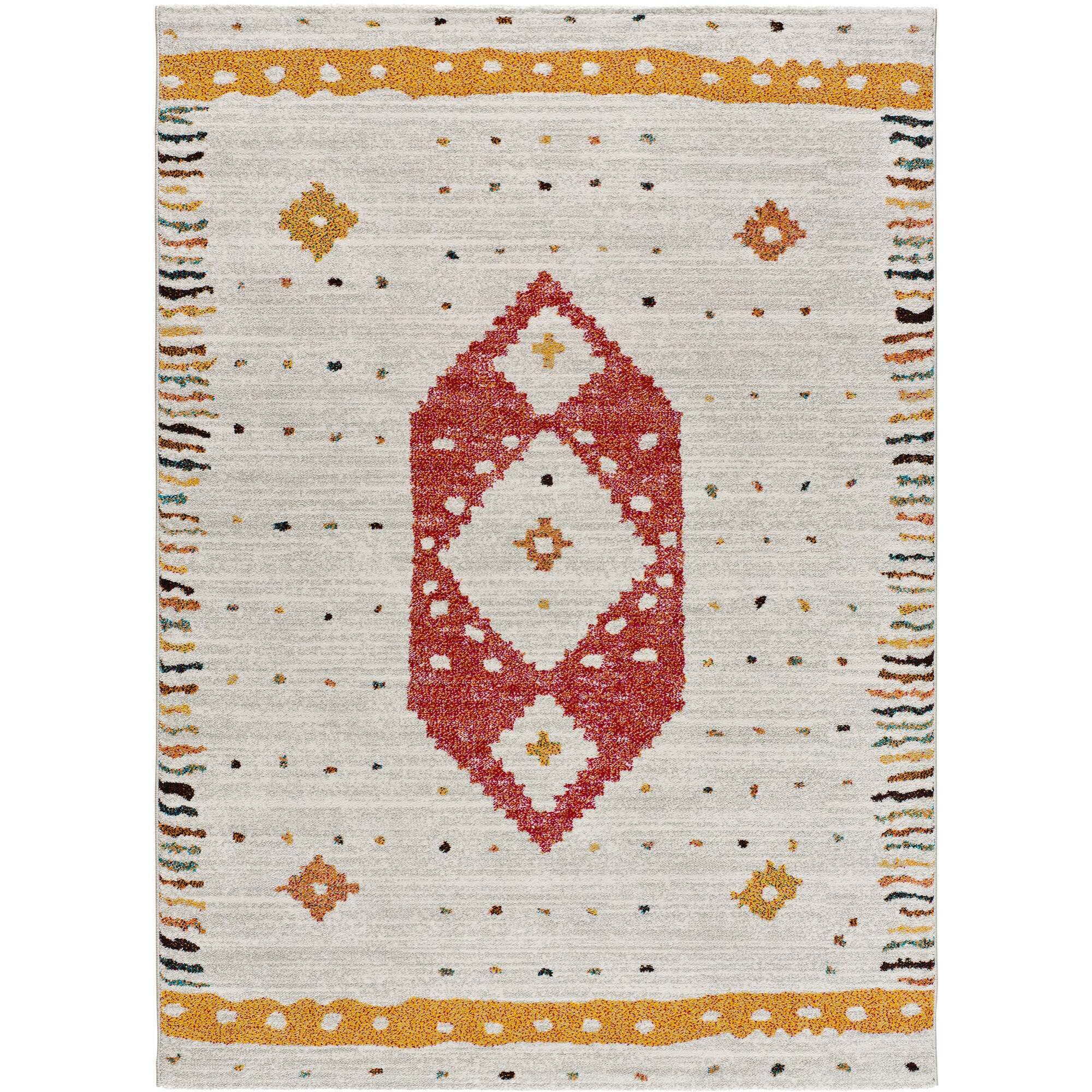 STORY Alfombra de pelo corto y estilo Ã©tnico en multicolor, varias medidas disponibles