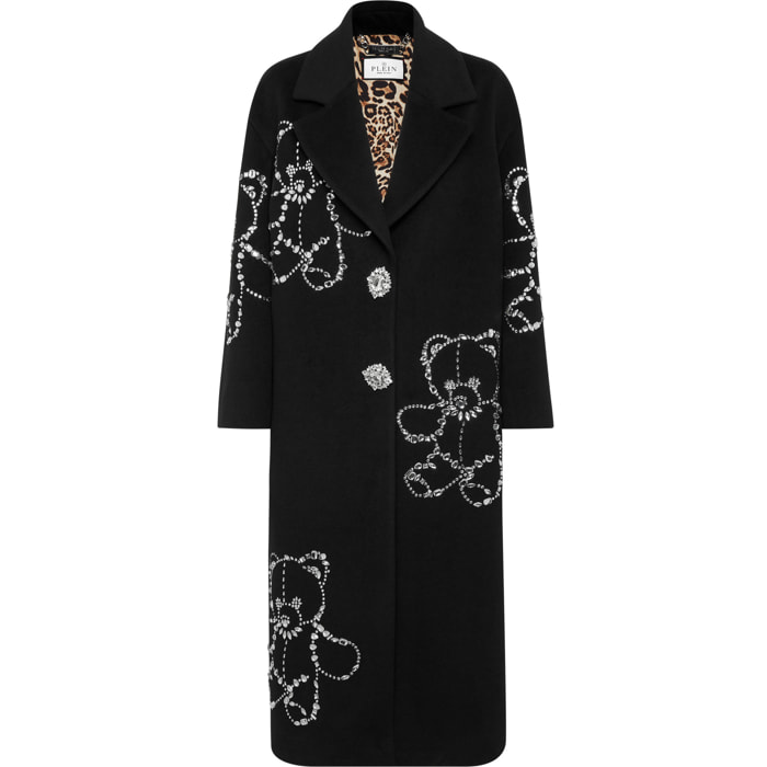 PHILIPP PLEIN ABRIGO LARGO TEDDY