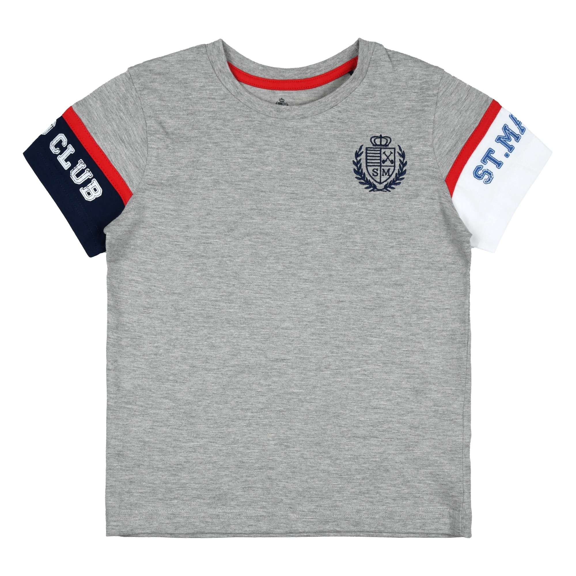 T-shirt maniche corte con stampa logo su maniche