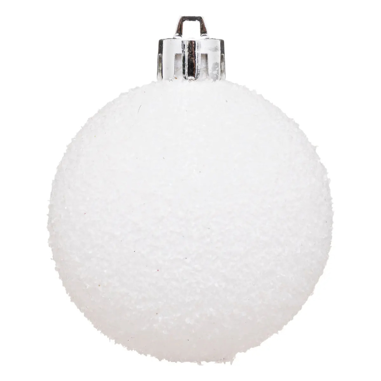 Lot de 8 boules D.7cm rouge blanc