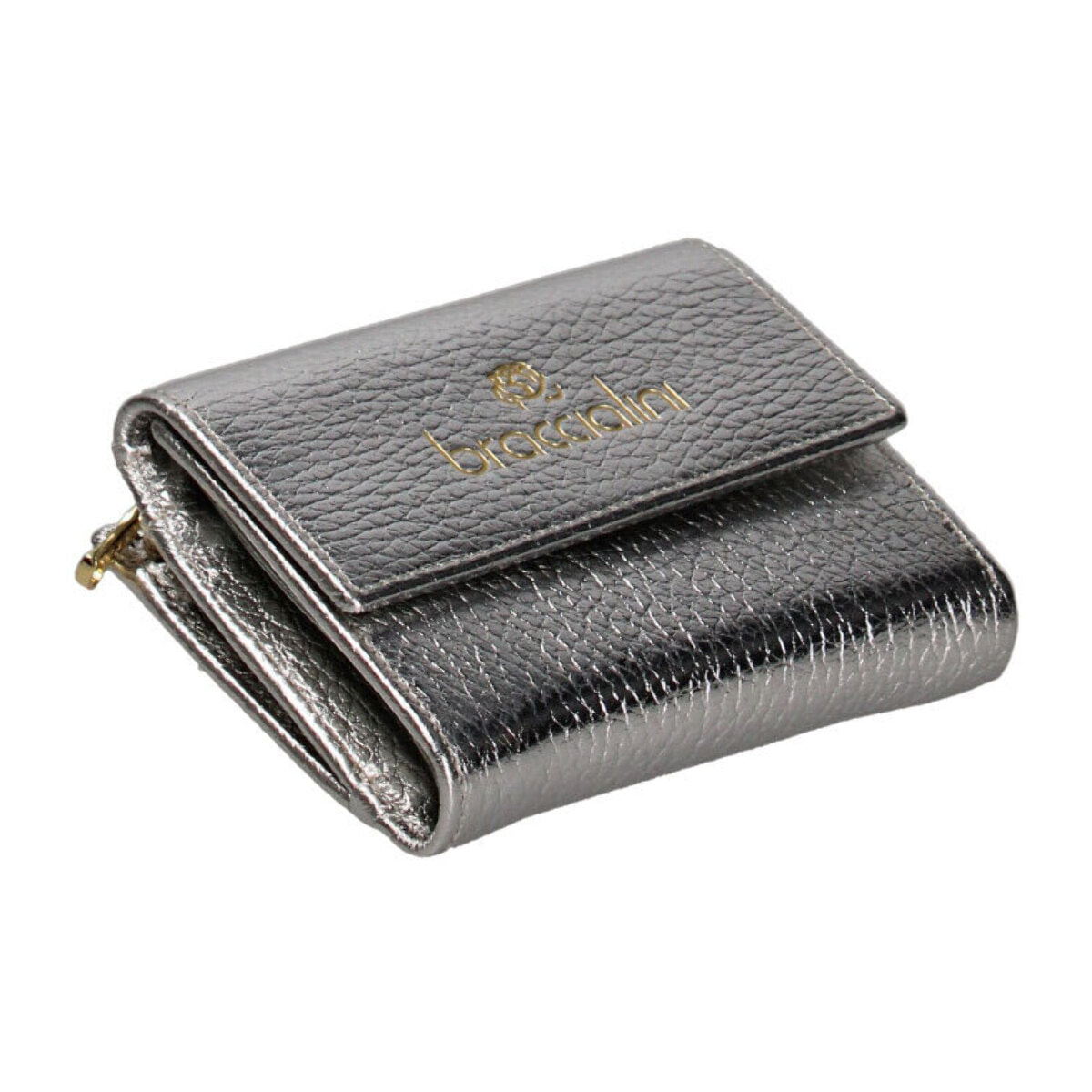 Portafoglio  da donna In Vera pelle Made in Italy 11x8,5x4 cm