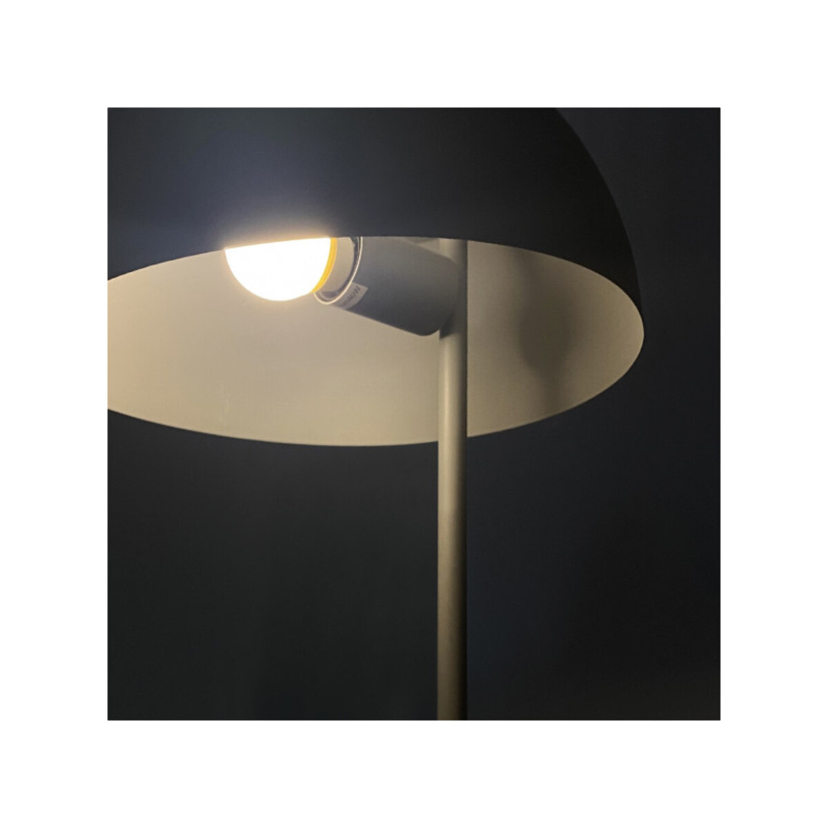 Lampe à poser en métal gris - LOLLY 621