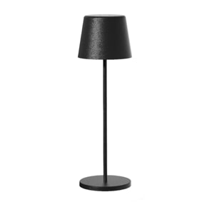 Lampe de table sans fil LED KELLY BLACK H38CM