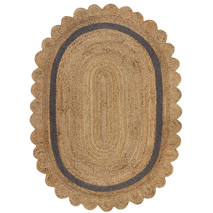 Tapis en jute ovale GRACE
