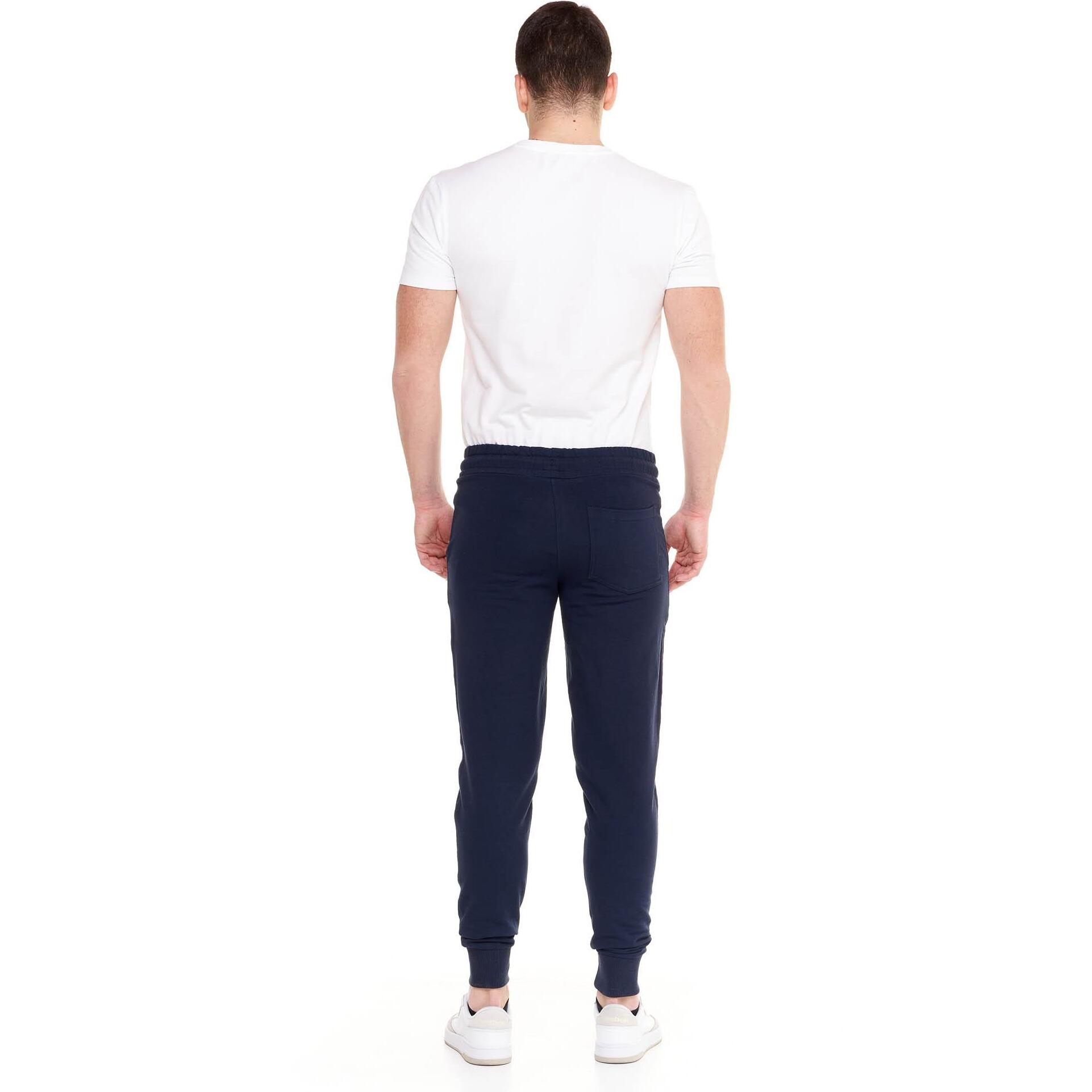 Pantalón deportivo de hombre Leone Basic con puños