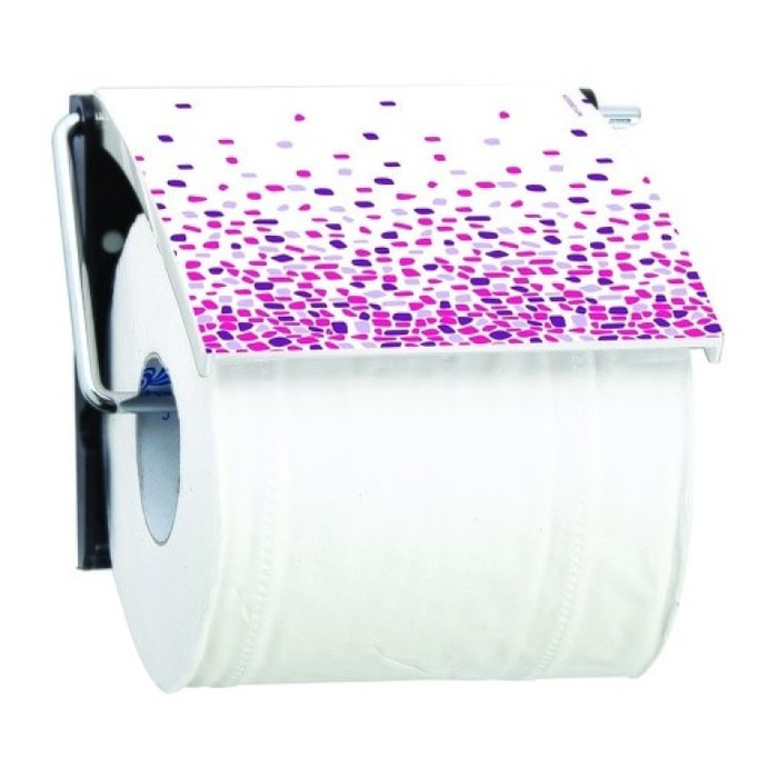 Porte rouleau papier wc Mural BREST Rose MSV