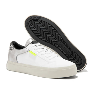 Zapatillas Bajas Mujer Half Moon Low Nap Plata D.Franklin