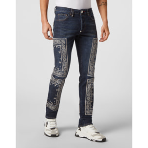 PHILIPP PLEIN Jeans Straight Cut PAISLEY