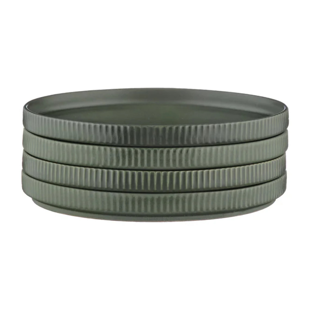 Assiette SCANDI Ø16,5cm - 4 pièces - Olive