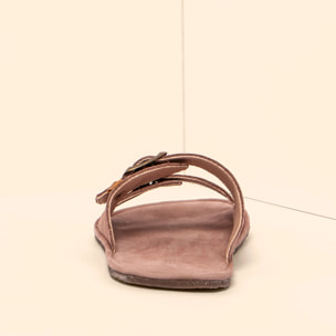 Sandalias N5682 NOBUCK LAVADO MALVA/ BARE SANDALS color Malva