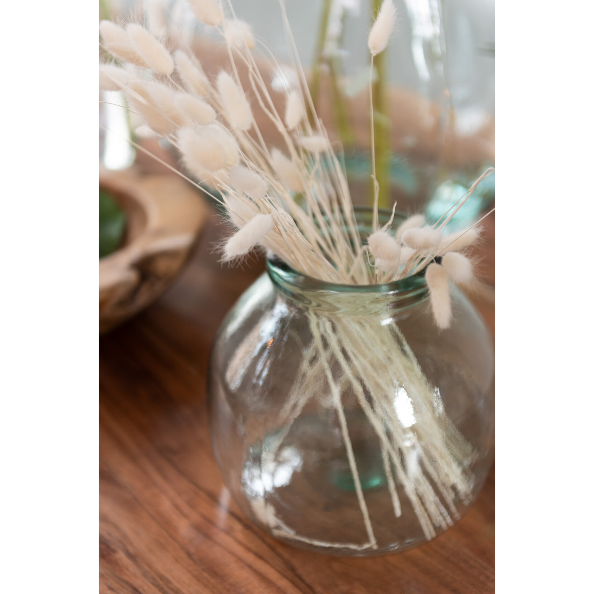 J-Line vase - verre - transparent - Ø 21 cm