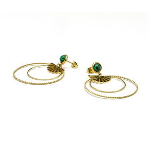 Pendientes Lux by Lux acabados oro 18k