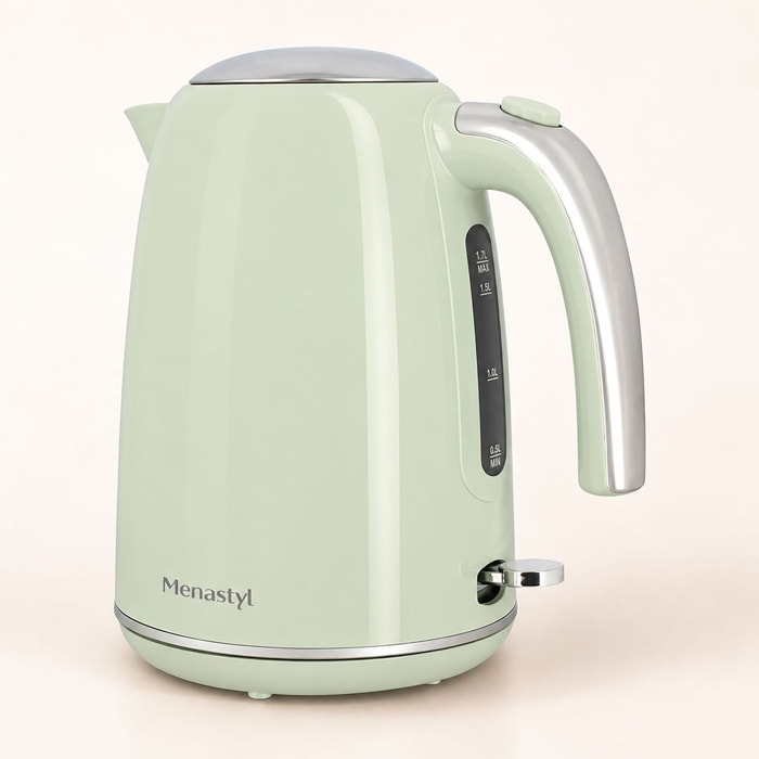 Bouilloire en acier inoxydable 1,7L celadon RETRO