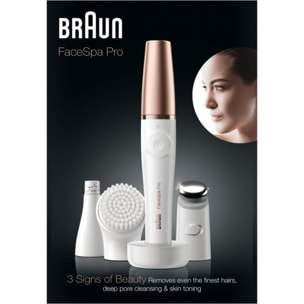 Epilateur BRAUN FaceSpa Pro 911 + brosse visage