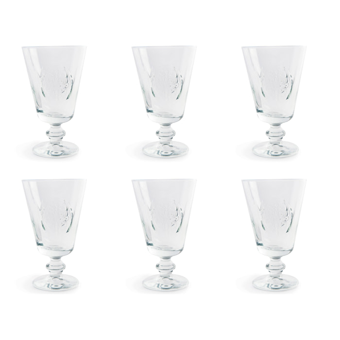 Set de 6 verres à vin Excelsa – Victoria, Verre Transparent 34 cl